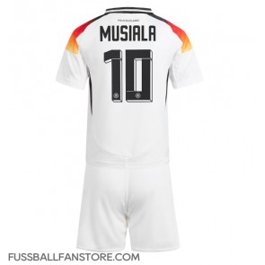 Deutschland Jamal Musiala #10 Replik Heimtrikot Kinder EM 2024 Kurzarm (+ Kurze Hosen)